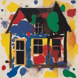 a house by Sam Francis