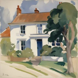 a house by Samuel Peploe