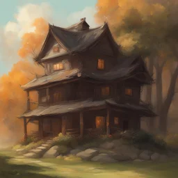 a house by Sandara Tang
