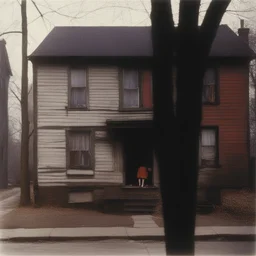 a house by Saul Leiter
