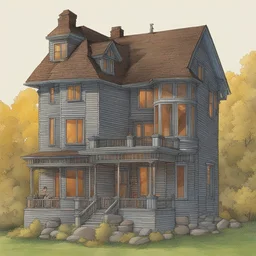 a house by Scott Kolins