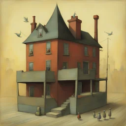 a house by Shaun Tan