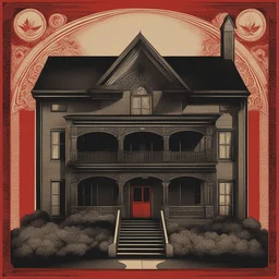 a house by Shepard Fairey