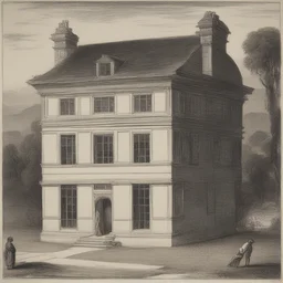a house by Simeon Solomon