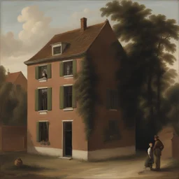 a house by Simon Luttichuys