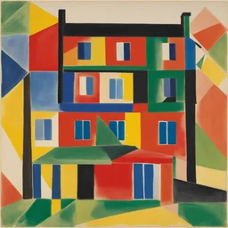 a house by Sonia Delaunay