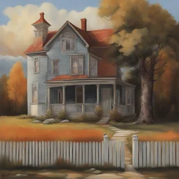 a house by Stevan Dohanos