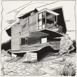 a house by Steve Ditko