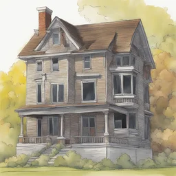 a house by Steve Lieber