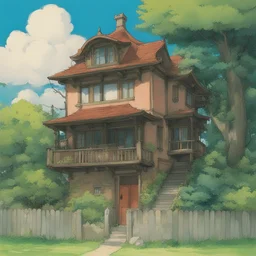 a house by Studio Ghibli