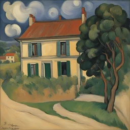 a house by Suzanne Valadon