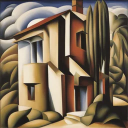 a house by Tamara de Lempicka
