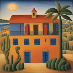 a house by Tarsila do Amaral