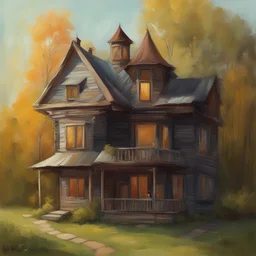 a house by Tatiana Hordiienko