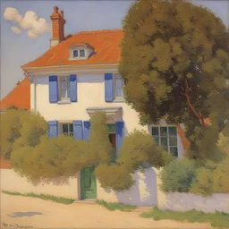 a house by Theo van Rysselberghe