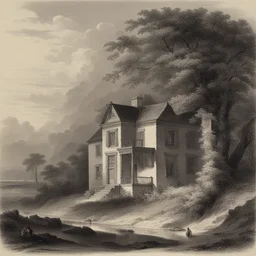 a house by Thomas Allom