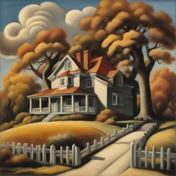 a house by Thomas Hart Benton