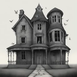 a house by Tim Burton