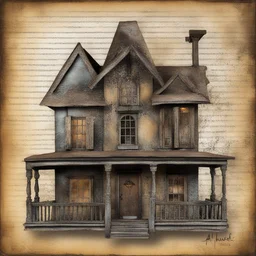 a house by Tim Holtz