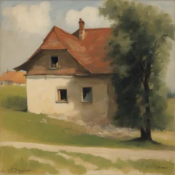 a house by Tivadar Csontváry Kosztka