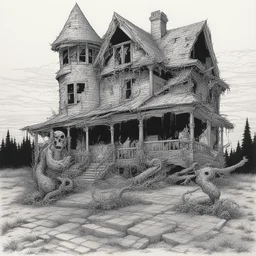 a house by Todd McFarlane