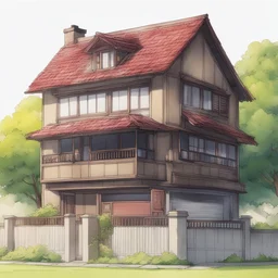 a house by Toei Animations