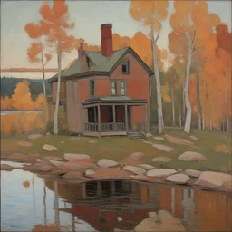 a house by Tom Thomson
