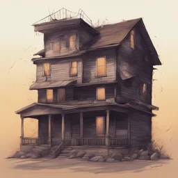 a house by Tony Sandoval