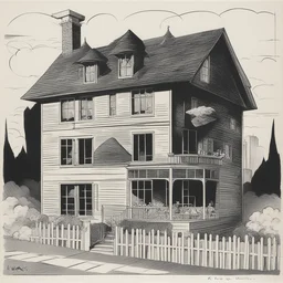 a house by Ub Iwerks