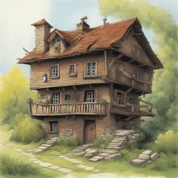 a house by Uderzo