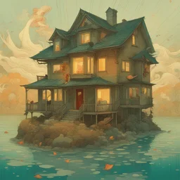 a house by Victo Ngai