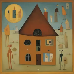 a house by Victor Brauner