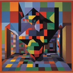 a house by Victor Vasarely