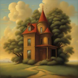 a house by Vladimir Kush