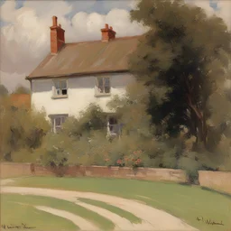 a house by Walter Ernest Webster
