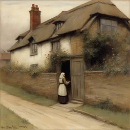 a house by Walter Langley