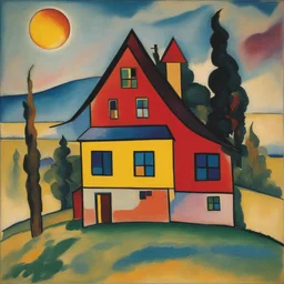 a house by Wassily Kandinsky