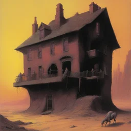 a house by Wayne Barlowe