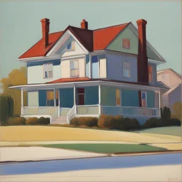 a house by Wayne Thiebaud