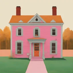 a house by Wes Anderson