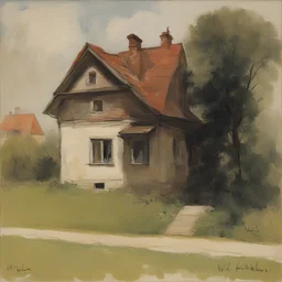 a house by Wiesław Wałkuski