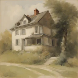 a house by Wilhelmina Weber Furlong