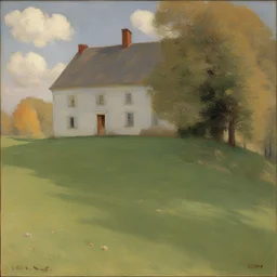 a house by Willard Metcalf