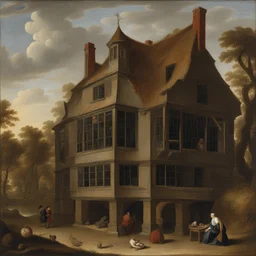 a house by Willem van Haecht