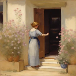 a house by William Henry Margetson