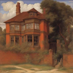 a house by William Holman Hunt