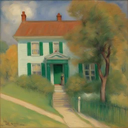 a house by William James Glackens