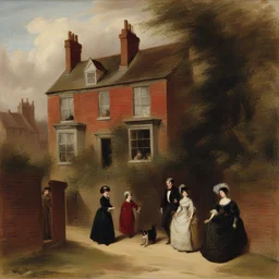 a house by William Powell Frith