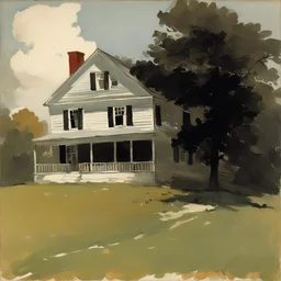 a house by Winslow Homer