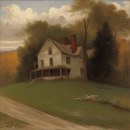 a house by Worthington Whittredge